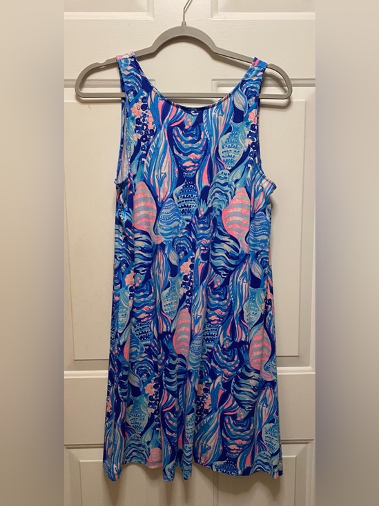 Lilly Pulitzer Dresses & Skirts - Lilly Pulitzer Pastel Blue and Pink Fish Print Mini Dress